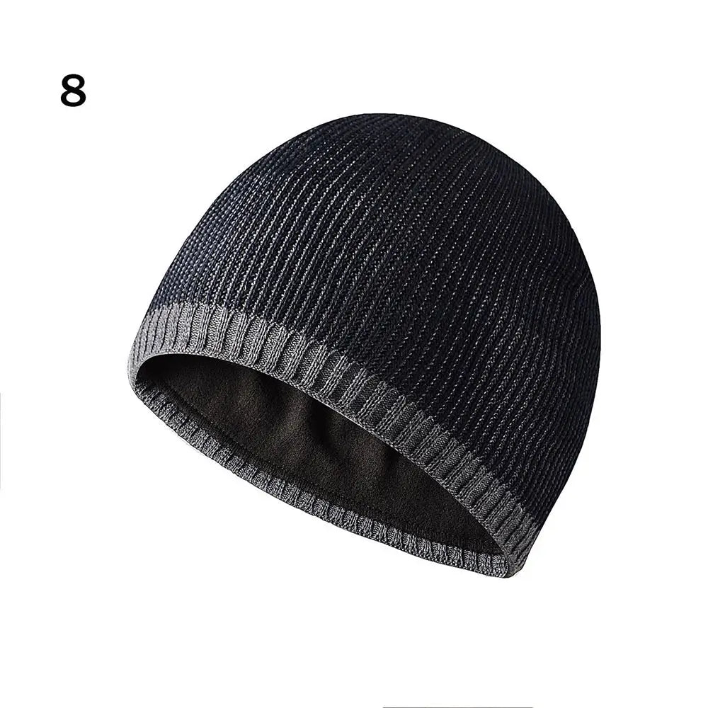 Men/Women Winter Warm Knitted Beanies Male Outdoor Sport Windproof Hedging Caps Comforable Soft Hiking Cycling Beanies